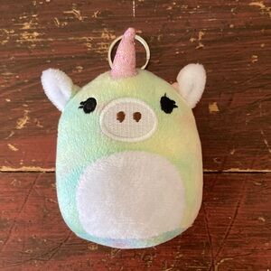 Esmeralda the Unicorn Plush Keychain 4”
